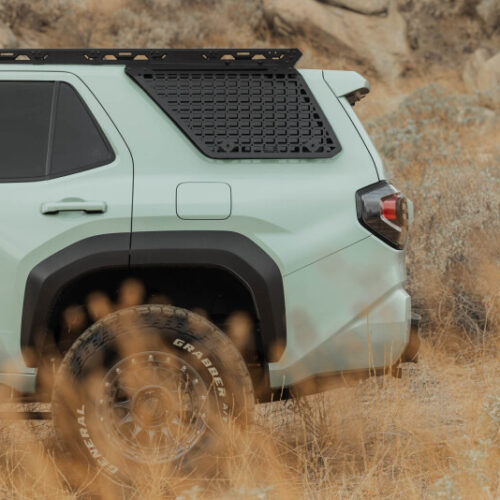 DV8 Offroad 25-26 Toyota 4Runner Exterior Window Molle for DV8 Offroad Roof Rack - Driver - Image 8