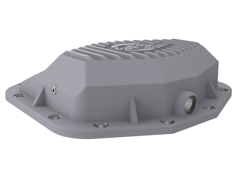 aFe Power 21-22 RAM 1500 TRX HEMI V8 6.2L(sc) Street Series Rear Differential Cover Raw w/ Machined Fins - Image 6