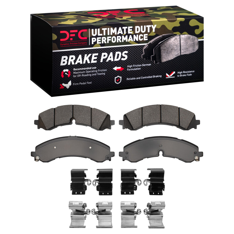 DFC 20-25 Chevrolet Silverado 2500 HD Front/Rear Ultimate Duty Perf Pads & Hardware Kit