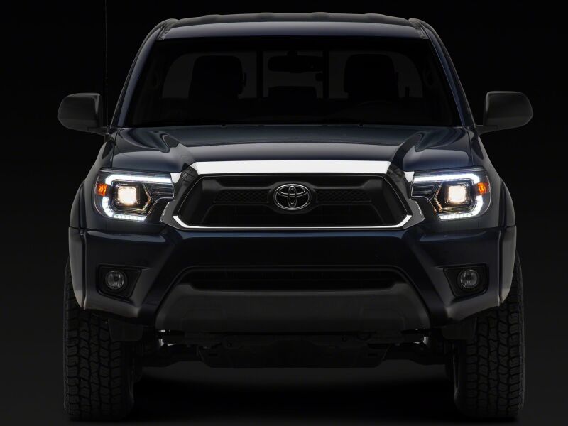 Raxiom for 2012-2015 Toyota Tacoma Axial Series Switchback Projector Headlights- Chrome- Clear Lens - Image 4