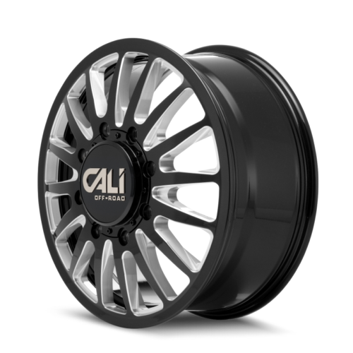 Cali Off-Road 9110D Summit Dually 22x8.25 / 8x165.1 BP / -232mm OS / 121.3mm Hub Gls Blk Mill Wheel - Image 2