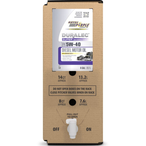 Alternative view of Royal Purple Duralec Super Diesel 5W40 CK-4 Motor Oil - 6 Gallon Bag-In-Box