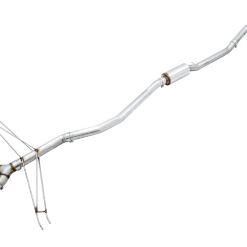 AWE Tuning Track Edition Exhaust w/Front Pipe & Dual Chrome Silver Tips for 2016+ Honda Civic Si