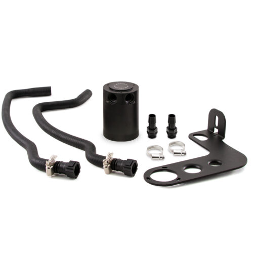 Mishimoto Baffled Oil Catch Can Kit - Black for 10-15 Chevrolet Camaro SS