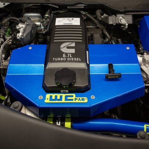 Wehrli 10-23 Cummins Fabricated Aluminum Engine Cover - Gloss White - Image 6