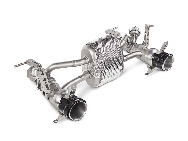 Akrapovic Slip-On Line (Titanium) w/ Carbon Tips for 16-17 Ferrari 488 GTB/488 Spyder
