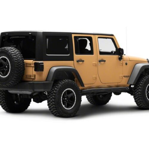 Raxiom for 2007-2018 Jeep Wrangler JK Axial Series Carver LED Tail Lights- Black Housing (Smoked Lens) - Image 3