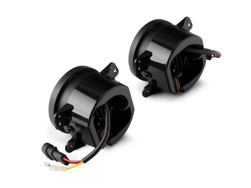 Raxiom for 2007-2018 Jeep Wrangler JK Axial Series 4-In LED Fog Lights- Clear - Image 5