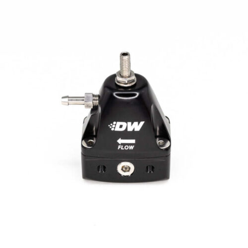 DeatschWerks DWR1000iL In-Line Adjustable Fuel Pressure Regulator - Black - Image 5