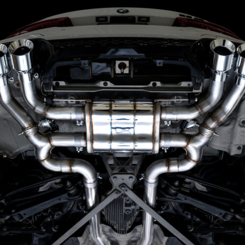 AWE Tuning SwitchPath Axle-Back Exhaust - Chrome Silver Tips for 20-25 BMW X3 M/M Comp (F97) AWD - Image 10