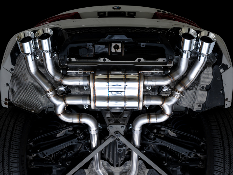 AWE Tuning SwitchPath Axle-Back Exhaust - Chrome Silver Tips for 20-25 BMW X3 M/M Comp (F97) AWD - Image 10