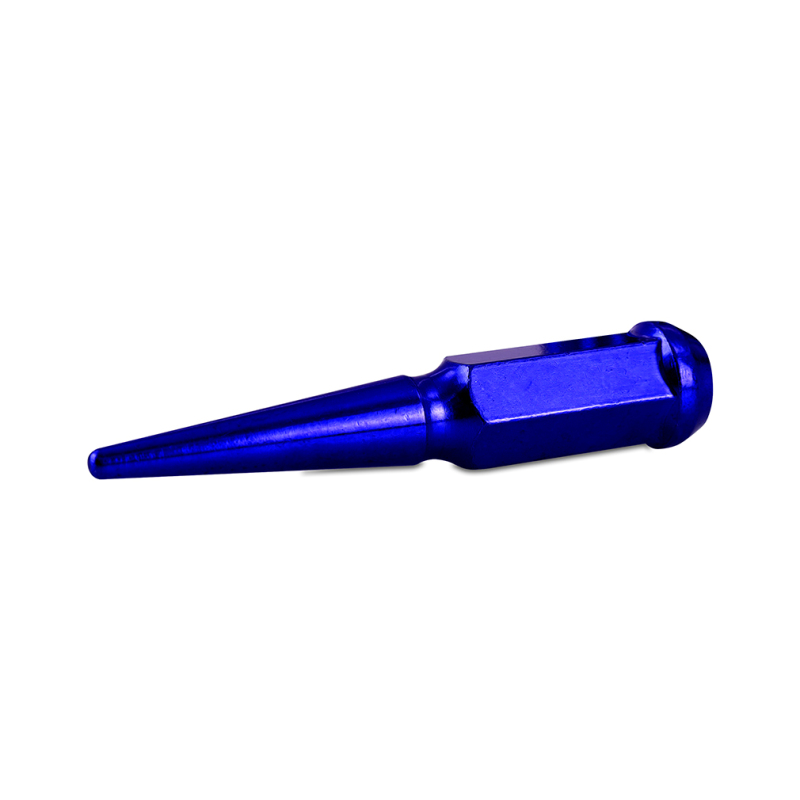 Mishimoto Steel Spiked Lug Nuts M12 x 1.5 24pc Set Blue - Image 2