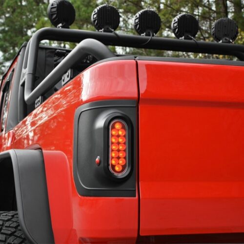 Rugged Ridge 11652.02 20-24 Jeep Gladiator Flush Mount Tail Light (Pair) - Blk - Image 3