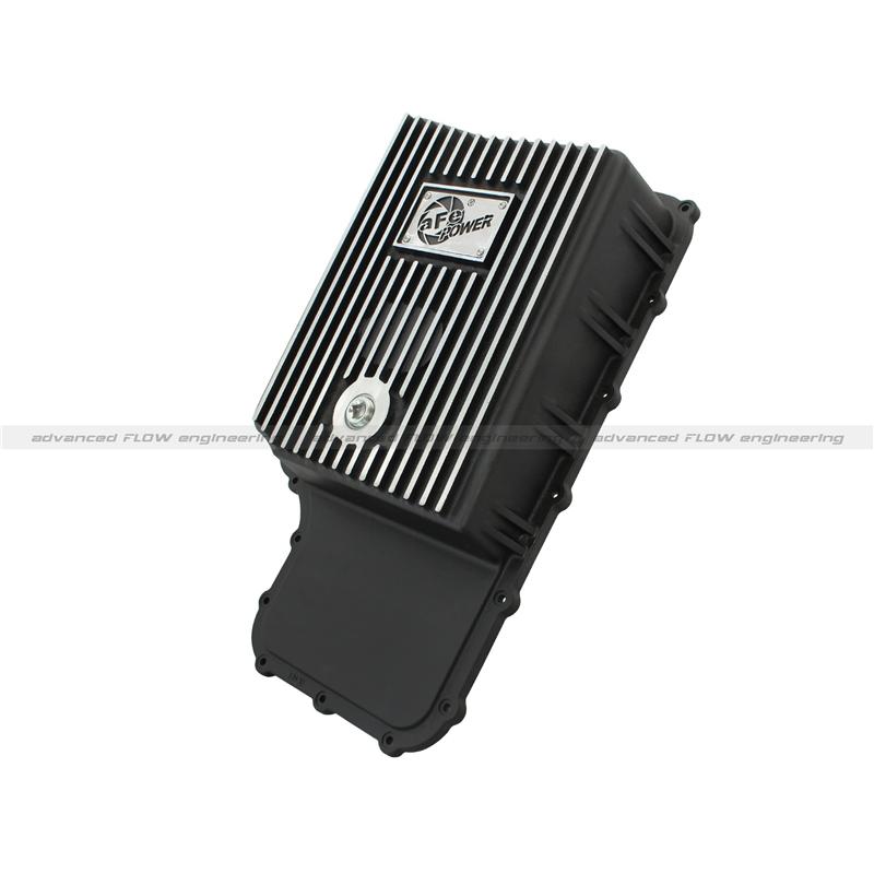 aFe Power Transmission Pan Black Machined 11-14 Ford 6R140 Trucks V8 6.7L (td) - Image 3