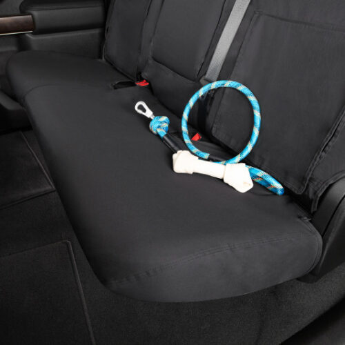 Covercraft 19-24 Ford F-250 Polycotton SeatSaver Custom Second Row Seat Covers - Charcoal - Image 7