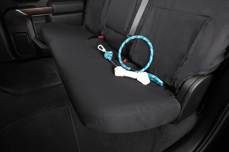 Covercraft 19-24 Chevrolet Silverado Polycotton SeatSaver Custom Second Row Seat Covers - Charcoal - Image 8