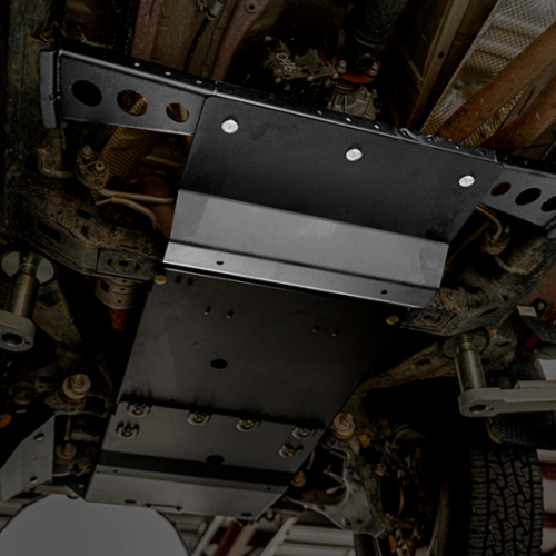 Cali Raised 16-23 Toyota Tacoma Transfer Case Skid Plate /Yes Manual Transmission/Steel/PowderCoated