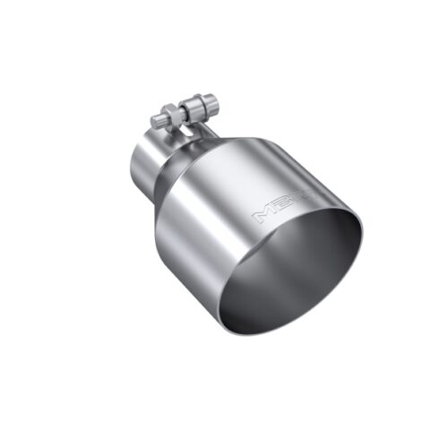 MBRP Universal Stainless Steel Tip 2.5in ID / 4.5in OD Out / 6.5in Length Angle Cut Single Wall