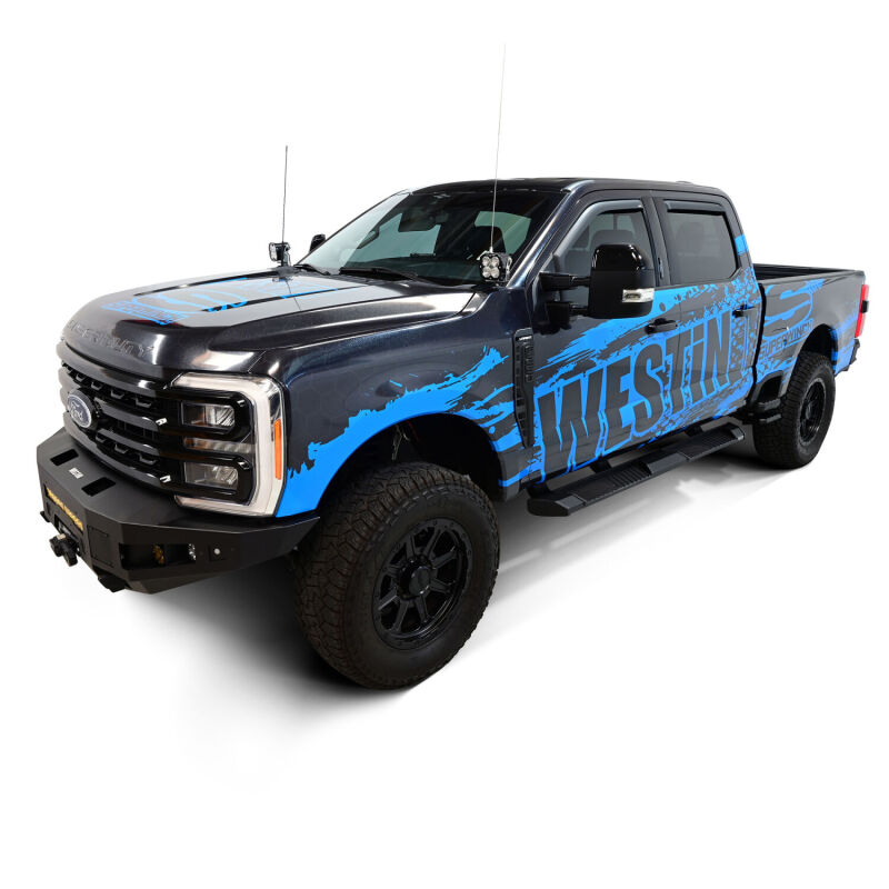 Westin 15-25 Ford F-150 SuperCrew / 17-25 F-250/350 CC AT6 Running Boards - Black - Image 9