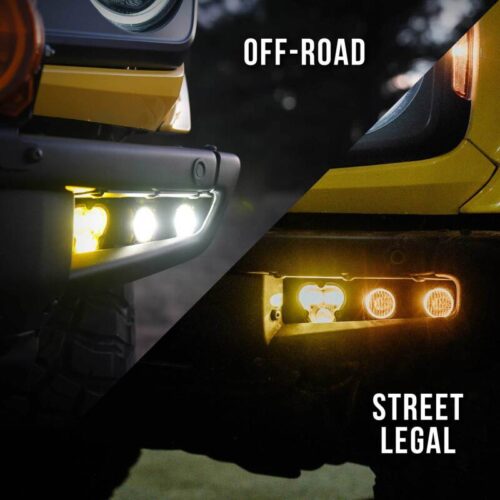 KC HiLiTES 2021+ Ford Bronco FLEX ERA 3 Dual Mode SAE Fog Light Pocket Kit - Image 3