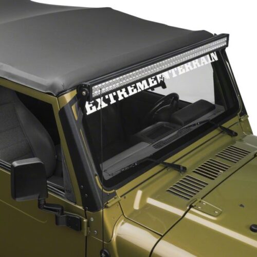 Alternative view of Raxiom for 1997-2006 Jeep Wrangler TJ 50-In LED Light Bar Windshield Mount