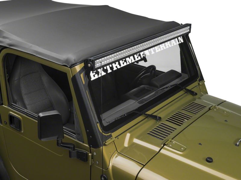 Raxiom for 1997-2006 Jeep Wrangler TJ 50-In LED Light Bar Windshield Mount - Image 2