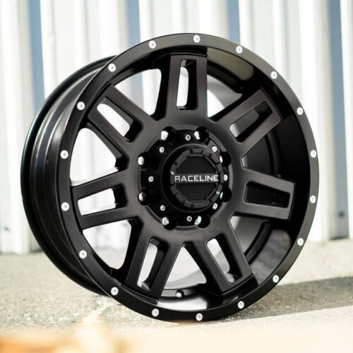 Raceline 931B Injector 16x8in / 8x165.1 BP / 0mm Offset / 125.2mm Bore - Satin Black Wheel - Image 7