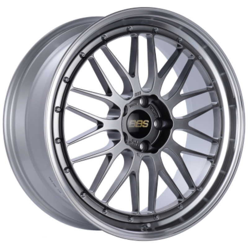 BBS LM436DBPK LM 20x10 5x112 ET22 Diamond Black Center / Diamond Cut Lip Wheel PFS/Clip Required