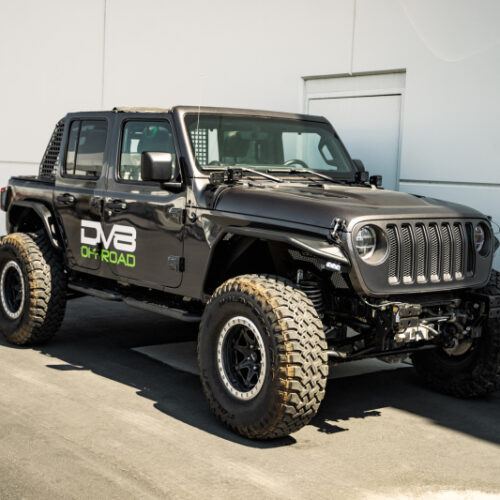 Alternative view of DV8 Offroad 18-23 Jeep Wrangler JL 4 Door Body/Pinch Weld Mounted Step