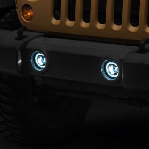 Raxiom for 2018-2023 Jeep Wrangler JL Axial Series Angel Eye LED Fog Lights - Image 10
