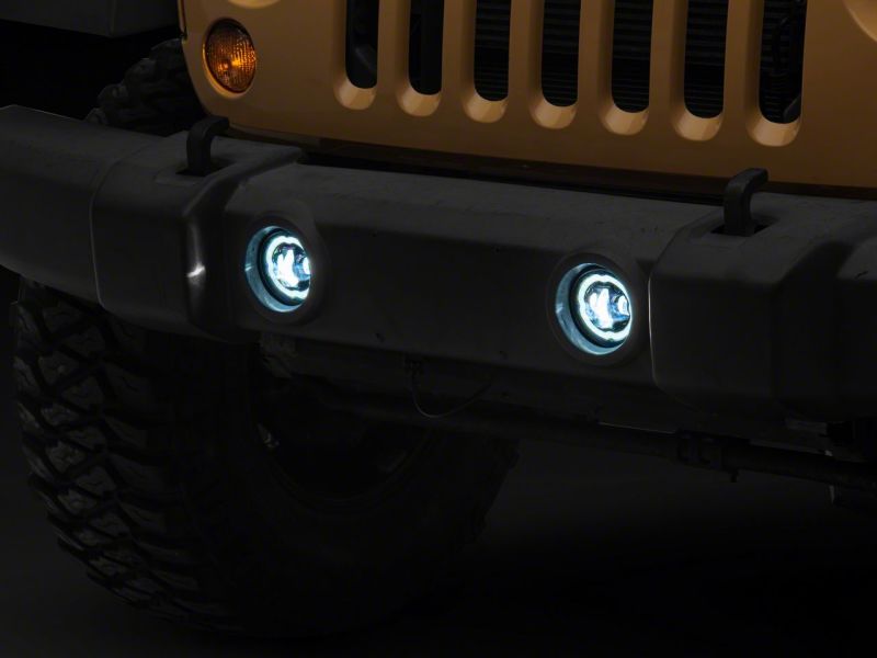 Raxiom for 2018-2023 Jeep Wrangler JL Axial Series Angel Eye LED Fog Lights - Image 10