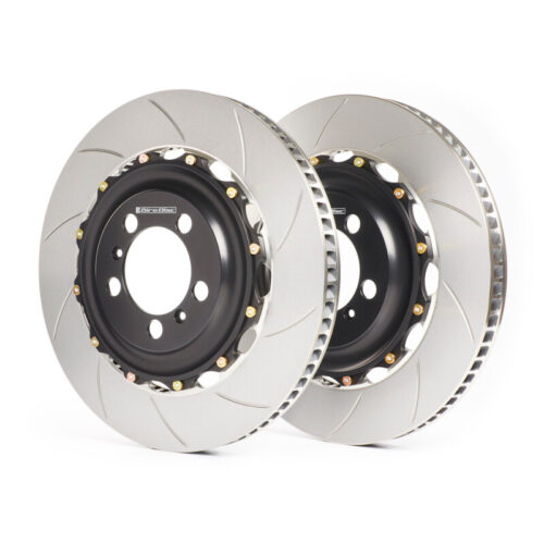GiroDisc 2022+ Audi RS3 (8Y) (w/Carbon Ceramic Brakes) Front 2-Piece Iron Conversion Slotted Rotors