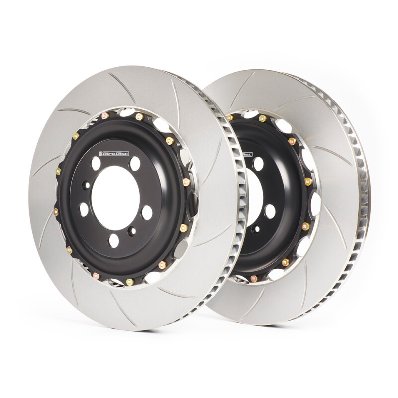 GiroDisc 2022+ Audi RS3 (8Y) (w/Carbon Ceramic Brakes) Front 2-Piece Iron Conversion Slotted Rotors