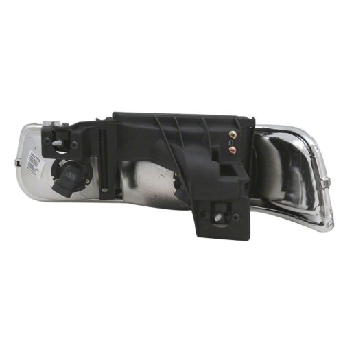 Raxiom for 1999-2002 Chevrolet Silverado 1500 Axial Series Euro Headlights- Chrome Housing- Clear Lens - Image 2