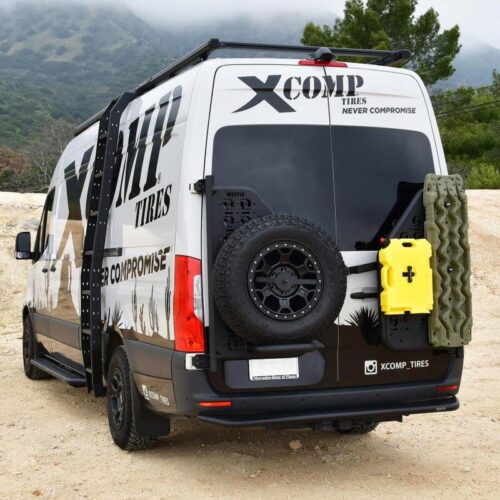 Westin 19-24 Mercedes-Benz Sprinter Accessory Carrier For XTS - Rear Driver Side - Textured Black - Image 7