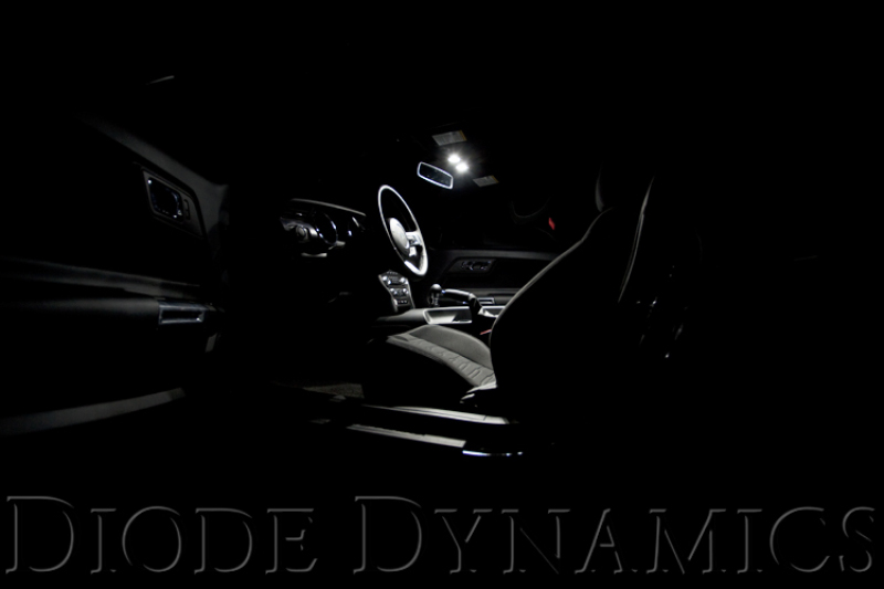 Diode Dynamics Mustang Interior Light Kit 15-17 Mustang Stage 2 - Cool - White - Image 5