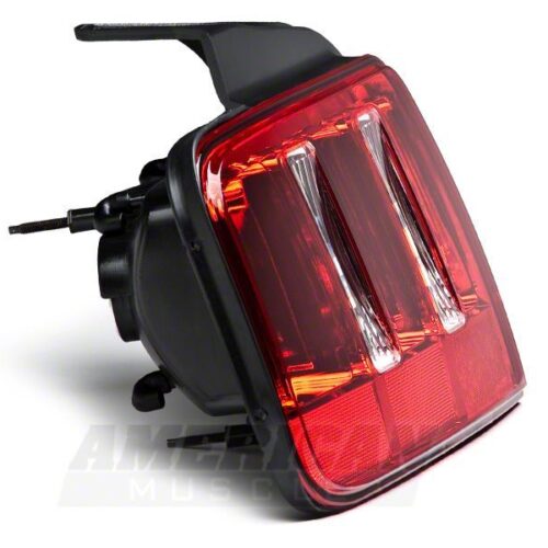 Raxiom for 2005-2009 Ford Mustang Coyote Tail Lights- Chrome Housing - Red/Clear Lens - Image 3
