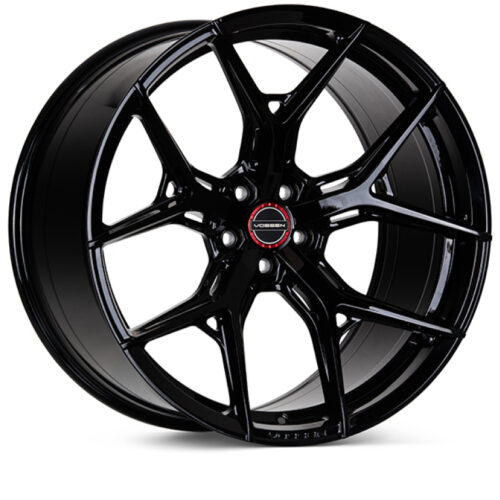Vossen HF5-1B36 HF-5 21x12 / 5x120 / ET52 / Deep Face / 72.56 - Gloss Black Wheel
