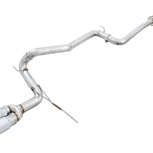 AWE Tuning Track Edition Cat-Back Exhaust - Chrome Silver Tips for Ford Focus ST