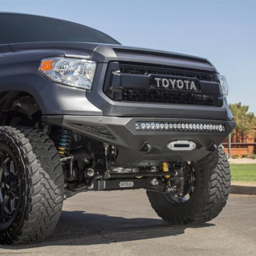 Addictive Desert Designs for 2014+ Toyota Tundra Stealth Fighter Front Bumper w/Winch Mount & Sensors - Image 3