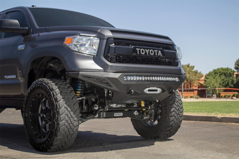 Addictive Desert Designs for 2014+ Toyota Tundra Stealth Fighter Front Bumper w/Winch Mount & Sensors - Image 3