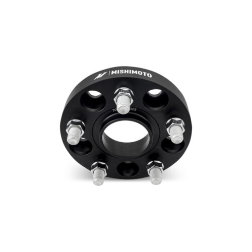 Alternative view of Mishimoto Wheel Spacers - 5x120 - 64.1 CB - M14 x1.5 - 25mm - BK