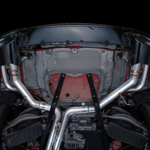 AWE Tuning SwitchPath Cat-Back Exhaust - Diamond Black Tips for 21-23 Audi C8 RS6/RS7 - Image 4