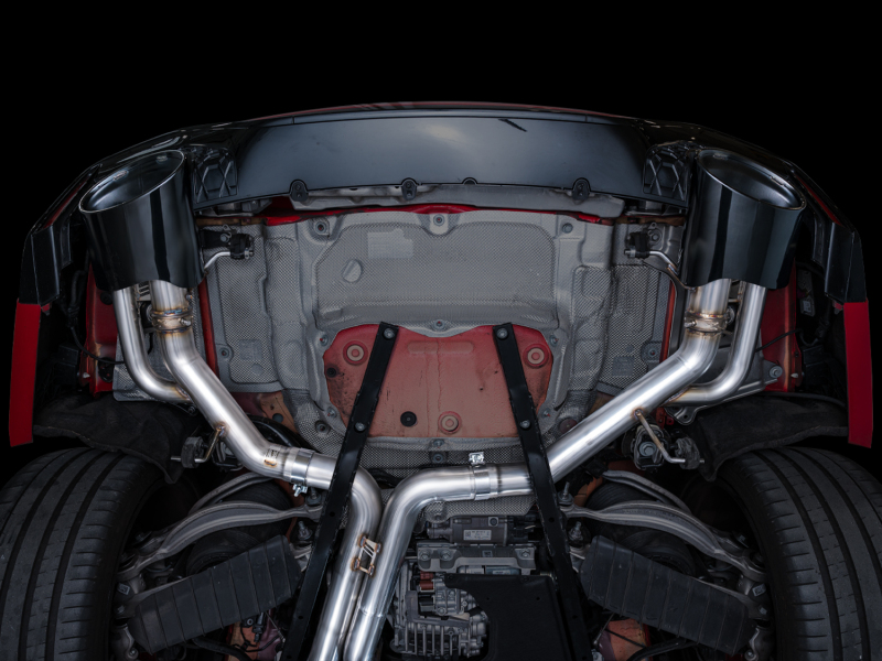 AWE Tuning SwitchPath Cat-Back Exhaust - Diamond Black Tips for 21-23 Audi C8 RS6/RS7 - Image 4