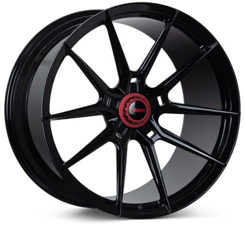 Vossen x Novitec NF10 22x11.5in - 5x114.3 BP - ET29 - Gloss Black Ferrari 296 Rear Wheel - Image 5