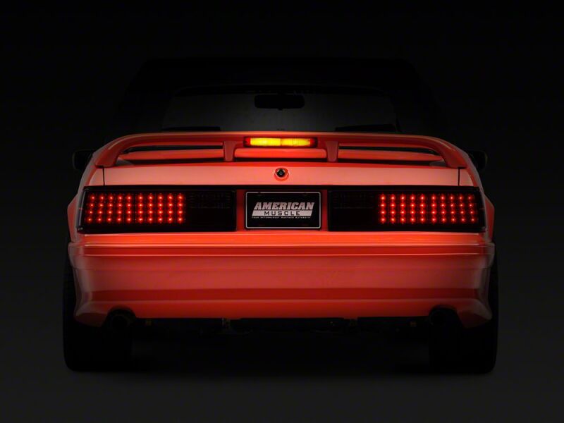 Raxiom for 1987-1993 Ford Mustang Axial Series Smoked LED Tail Lights - Image 3
