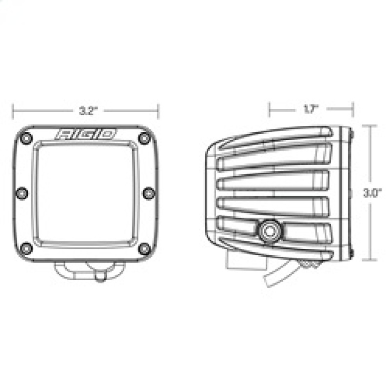 Rigid Industries D-Series PRO SAE Fog Yellow Pair - Image 4
