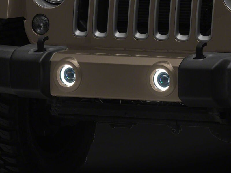 Raxiom for 2007-2018 Jeep Wrangler JK LED Fog Lights with Amber Turn Signals - Image 8