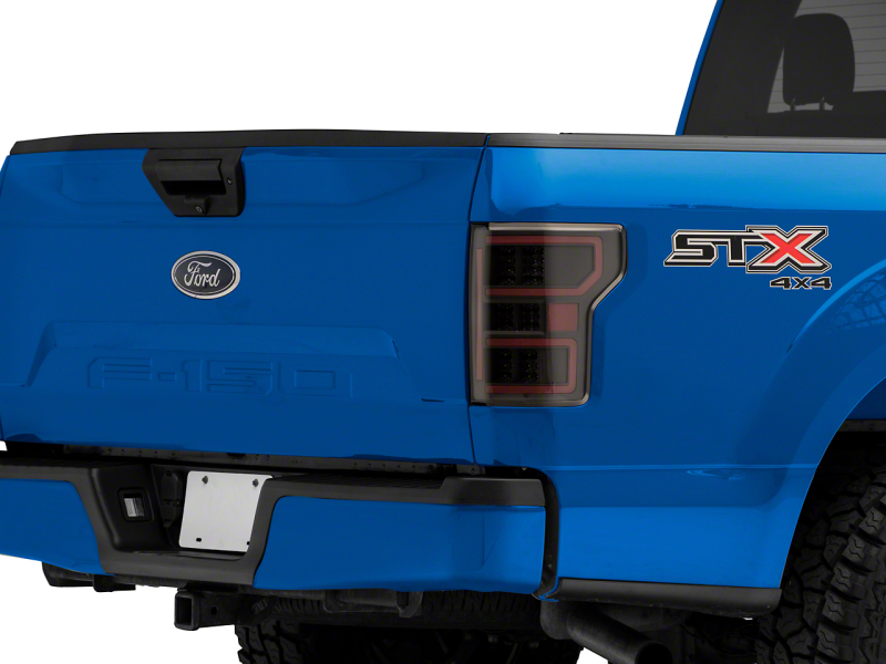 Raxiom for 2018-2020 Ford F-150 Axial Series LED Tail Lights w/ SEQL Turn Signals- Blk Housing (Clear Lens)