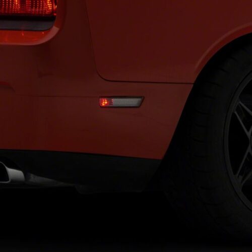 Raxiom for 2008-2014 Dodge Challenger Axial Series Side Marker Lamps- Clear - Image 4